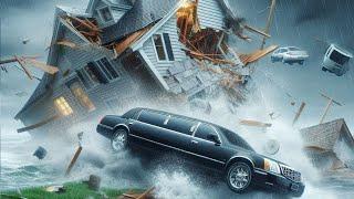 TERRIBLE STORM paralyzes SWITZERLAND! Wind 140 km/h in the Jura region