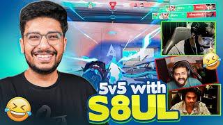 Everyone Was Shocked After This! | S8ul Valorant 5v5