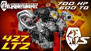 Lingenfelter Eliminator Spec S 7.0L 427 LT2 Naturally Aspirated C8 Corvette Engine | Dyno