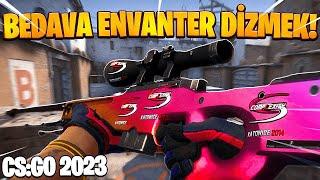 2023 CSGO BEDAVA ENVANTER DİZMEK!? - CSGO DEPOSİTSİZ SİTELER!