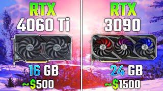 RTX 4060 Ti 16GB vs RTX 3090 | Test in 7 Games