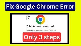 Fix 'This Site Can’t Be Reached' Error in Google Chrome (2025) – Easy Solutions!"