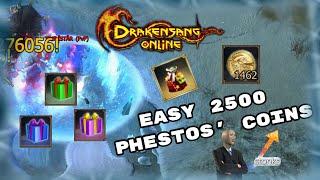 How To Farm 2500 Phestos Coins,Winter Solstice Festival+Present Trick [Beginner] (Drakensang Online)