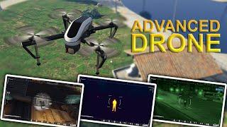 Advanced Drone - FiveM Script - Easy to Control - Setup each drone individually