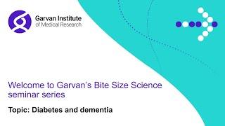 Bite Size Science: Diabetes and Dementia