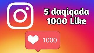 Instagramda like ko'paytirish. Hoziroq sinab ko'ring!