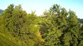 Mini Quadcopter FPV - Some freestyle acrobatics & Crash