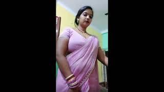 Pink saree ka tutorial video | Small Dance video pink colour saree dance (79)