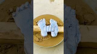 Metal Casting Ep 16 | making baby feet  | molding