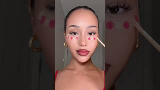 Pink undereye with concealer & blush  #makeup