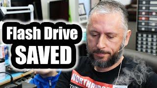 Broken USB Flash Drive Smoked - Repair and Data Recovery