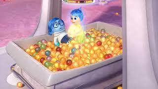 Sadness and Joy sucked out headquarters scene (Inside Out 2015)