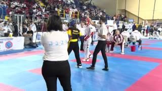 Livia Murvai v Joyce Poppe WAKO European Championships 2016