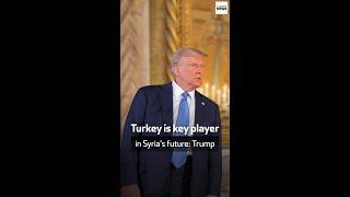 Turkey is key player in Syria's future: Trump