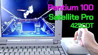 Ep07.Exploring the Pentium 100: MS-DOS Gaming Laptop Review of the Toshiba Satellite Pro 425 CDT!