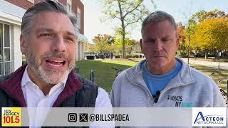 Bill Spadea walks through The College of New Jersey