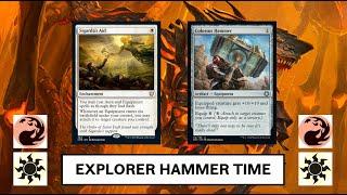 MTG Arena Explorer - 4-0 With Hammer Time! Inconceivable.