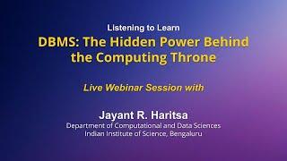 DBMS: The Hidden Power Behind the Computing Throne