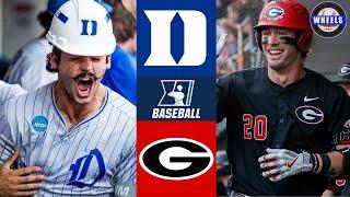 Duke vs #7 Georgia | Regionals Winners Bracket | 2025 College Baseball Highlights
