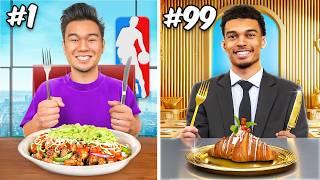 Eating 100 NBA Players' Favorite Meals in 24 Hours!