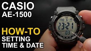 Casio AE-1500 - Setting time and date - Module 3502