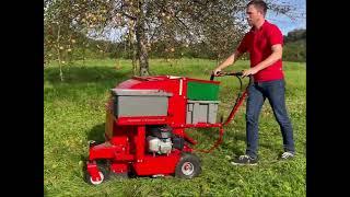 OB 50 / OB 70 Apfelauflesemaschine, Obst- und Nusserntemaschine, fruit harvester, walnut harvester