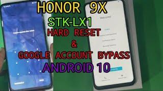 Honor 9x hard reset After Frp bypass//honor 9x google account remove Android 10 EMUI 10.0.0