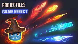 [New] GODOT 4 -  Projectiles VFX  ( FIRE BALL )