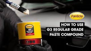 Farécla G3 Regular Grade Paste Compound - How to Use [EN] | @fareclaproductsltd