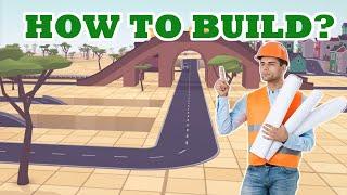 VOXEL TYCOON (Tutorial) - How to build Tunnels and Bridges?