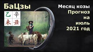 БАЦЗЫ: Прогноз на июль 2021 года