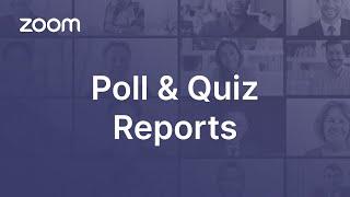 Poll and Quiz Reports