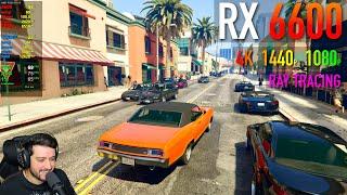 RX 6600 - GTA 5 Enhanced with Ray Tracing!