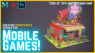 How to Make 3D Low Poly Models with Handpainted Textures!