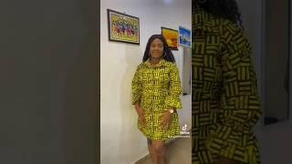 Watch the full video on how to make this simple shirt dress on my channel #fashion #shiftdress #diy