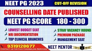 NEET PG 2023  Score 180 to 300 How to get clinical branches in Lowest budget  NRI Documents