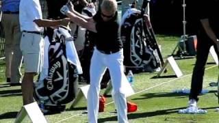 Simon Dyson Accenture slow motion golf swing