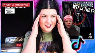 real time traveler, proof of giants, singing ghost, &more | Debunking VIRAL Paranormal TikTok Ep. 23