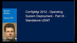 ConfigMgr 2012 Operating System Deployment Part IX Standalone USMT