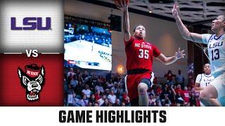 LSU vs. NC State Game Highlights | 2024-25 ACC Women's Basketball