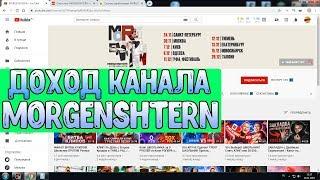 Доход канала MORGENSHTERN на Youtube