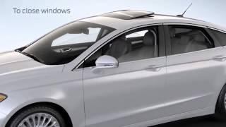 Power windows - global open close feature | Ford How-To Video