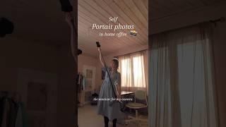 How to take self portraits at home #portraitphotography