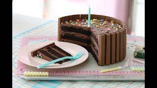 KIT KAT & CHOCOLATE CAKE - HOW TO DO VIDEO