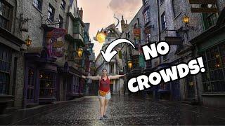 We went to Universal Orlando and it was completely Empty