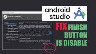 Fix finish button is disabled and unable to install the SDK tools android studio