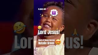 "Lord Jesus"️ Samara? Cutest Natalie Green Shocks Steve Harvey️ #shorts #steveharvey