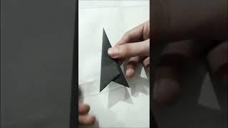 How To Make A SECRET Kunai With Paper From Home - Ninja Training 101.. #shorts #1million