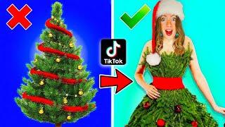 Проверяю ВИРУСНЫЕ ЛАЙФХАКИ из ТИК ТОКА ! *Новогодний выпуск* ОНИ РАБОТАЮТ! VIRAL TikTok Life Hacks