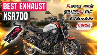 Yamaha XSR700 Exhaust Sound  Akrapovic,Stock,Arrow,Yoshimura,Scorpion,Custom,Toce,Review,Mods+